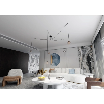Lampa wisząca  GIGI 5 BL MIX 939/5 EMIBIG