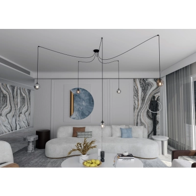 Lampa wisząca  GIGI 5 BL MIX 939/5 EMIBIG