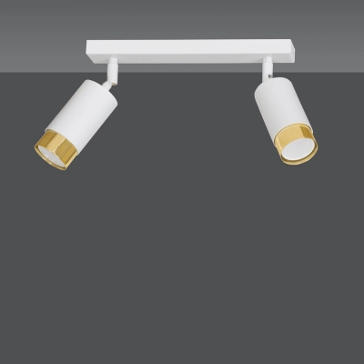 Lampa sufitowa  HIRO 2 WH/GOLD 963/2 EMIBIG