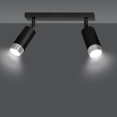 Lampa sufitowa  HIRO 2 BL/CHROME 964/2 EMIBIG