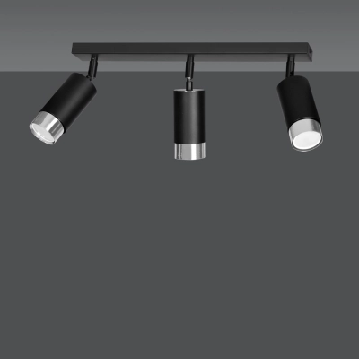Lampa sufitowa  HIRO 3 BL/CHROME 964/3 EMIBIG