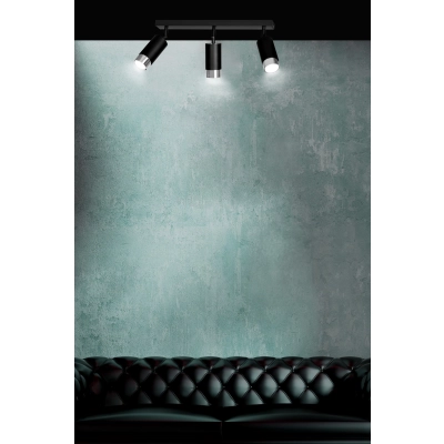 Lampa sufitowa  HIRO 3 BL/CHROME 964/3 EMIBIG