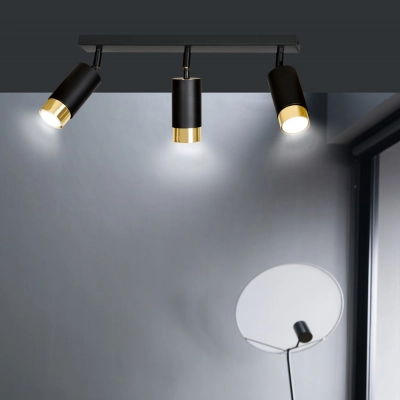 Lampa sufitowa  HIRO 3 BL/GOLD 965/3 EMIBIG