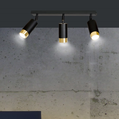 Lampa sufitowa  HIRO 3 BL/GOLD 965/3 EMIBIG