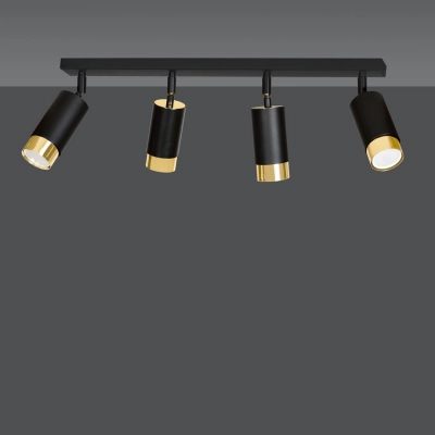 Lampa sufitowa  HIRO 4 BL/GOLD 965/4 EMIBIG
