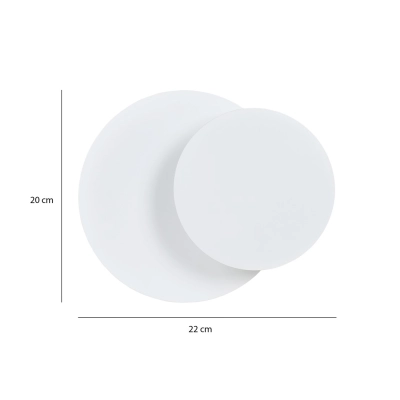 Kinkiet CIRCLE 1C WHITE 972/1 EMIBIG