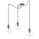 Lampa wisząca  GIGI 3 BL TRANSPARENT 936/3 EMIBIG