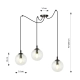Lampa wisząca  GIGI 3 BL TRANSPARENT 936/3 EMIBIG