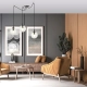 Lampa wisząca  GIGI 3 BL TRANSPARENT 936/3 EMIBIG