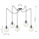 Lampa wisząca  GIGI 5 BL TRANSPARENT 936/5 EMIBIG