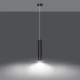 Lampa wisząca LUNA 1 BLACK 956/1 EMIBIG