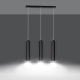 Lampa wisząca LUNA 3 BLACK 956/3 EMIBIG