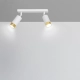 Lampa sufitowa  HIRO 2 WH/GOLD 963/2 EMIBIG