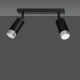 Lampa sufitowa  HIRO 2 BL/CHROME 964/2 EMIBIG