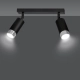 Lampa sufitowa  HIRO 2 BL/CHROME 964/2 EMIBIG
