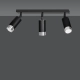 Lampa sufitowa  HIRO 3 BL/CHROME 964/3 EMIBIG