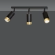 Lampa sufitowa  HIRO 3 BL/GOLD 965/3 EMIBIG