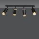 Lampa sufitowa  HIRO 4 BL/GOLD 965/4 EMIBIG