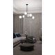 Lampa wisząca OGNIS 6 BLACK 966/6 EMIBIG