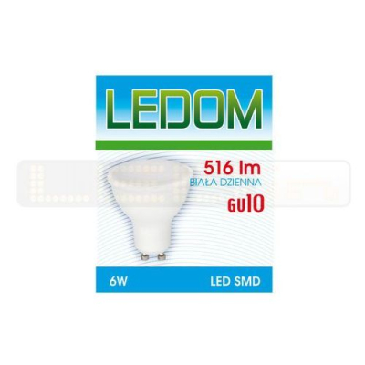 Żarówka LED SMD GU10 230V 7W biała dzienna